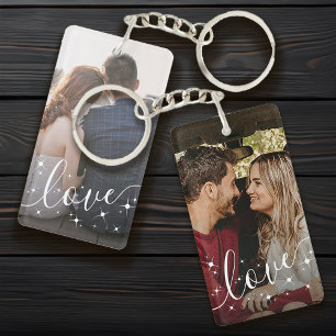 Love Photo Simple Key Ring