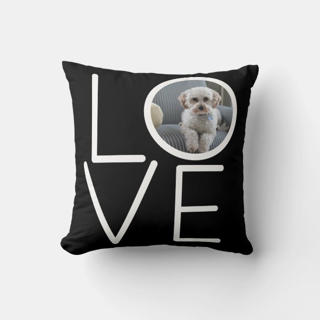 Love Photo Template Personalised Cushion (Front)