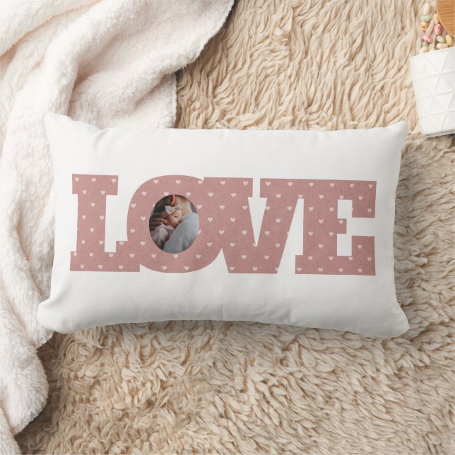 Love Photo Throw Pillow (Blanket)