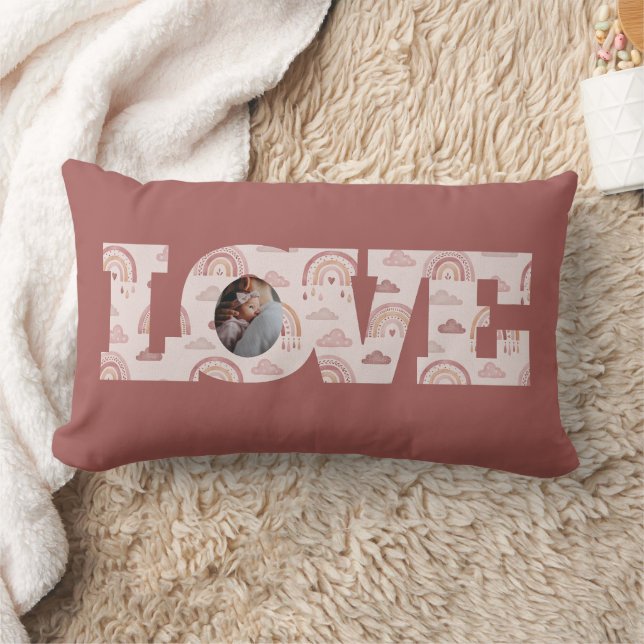 Love Photo Throw Pillow (Blanket)