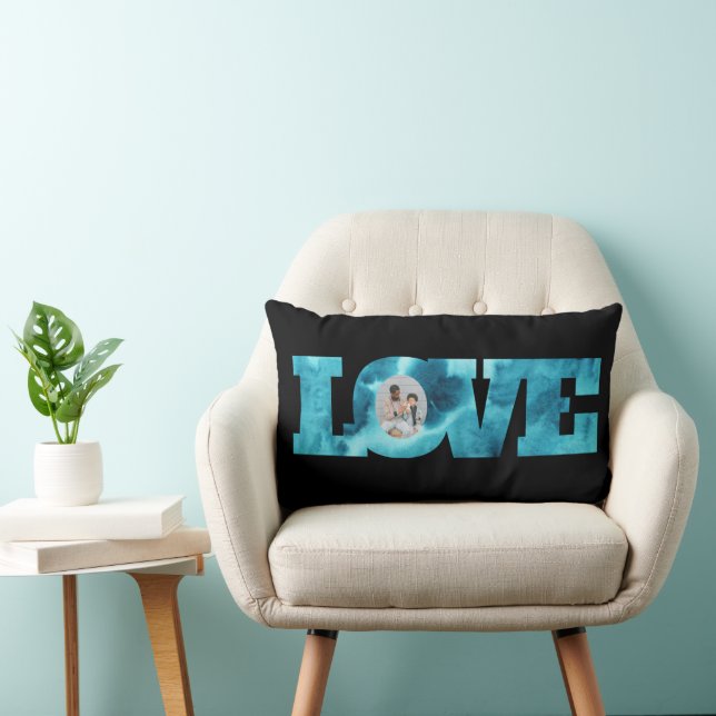 Love Photo Throw Pillow (Chair)