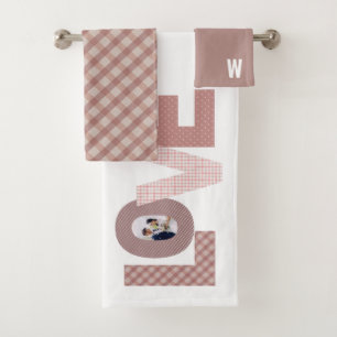 Love Photo Towel Set