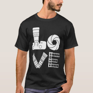 Love Photography Camera Image Photographer Gift T-Shirt