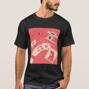 Love Photography Eye Camera Digital Art Illustrati T-Shirt