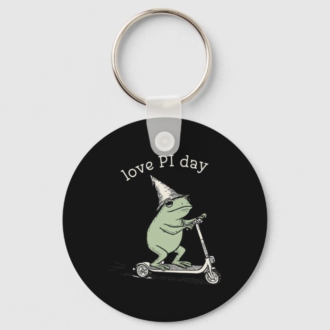 Love Pi Day Math Teacher Algebra Grade Teacher T F Key Ring (Front)