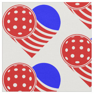 love pickleball heart fabric