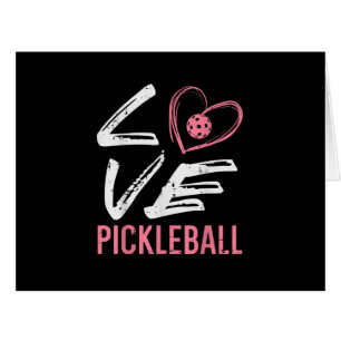 Love Pickleball Heart Pickle Ball Women Girls Kids