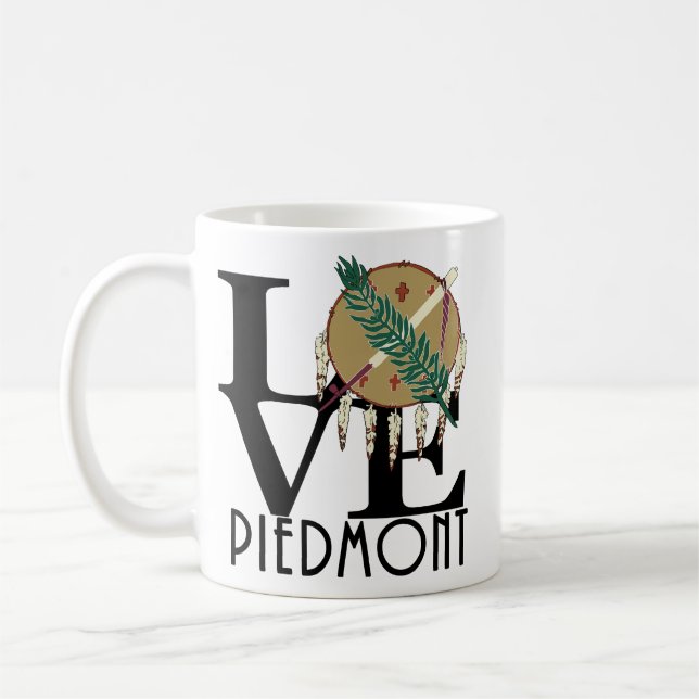 LOVE Piedmont Oklahoma 11oz Coffee Mug (Left)