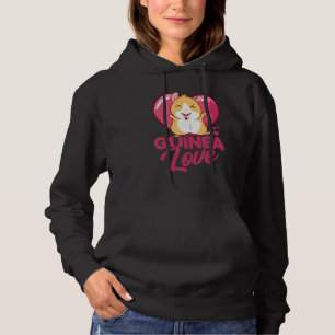Love Pig Graphic Guinea Pig Owner Pet Cavy Animal Hoodie