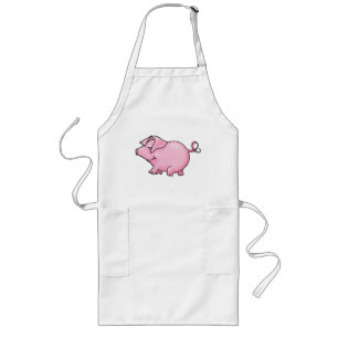 Love Piggy Long Apron