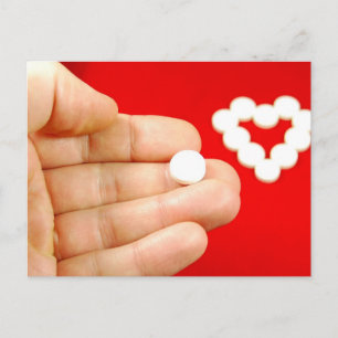 Love pill postcard