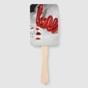 LOVE PILLOW HAND FAN