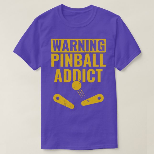 Love Pinball Machines Arcade Funny Game T-Shirt (Design Front)