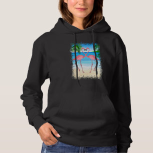 Love Pink Flamingos Birds Of Paradise Hoodie