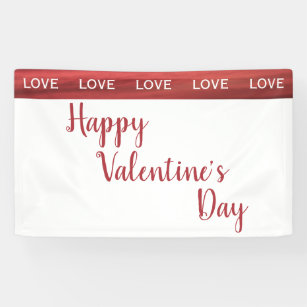 Love Pink Heart-Free Valentine's Day Template Banner