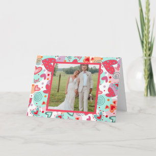 Love Pink Hearts Photo Inspirivity Valentine Card