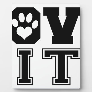 LOVE PITS PLAQUE
