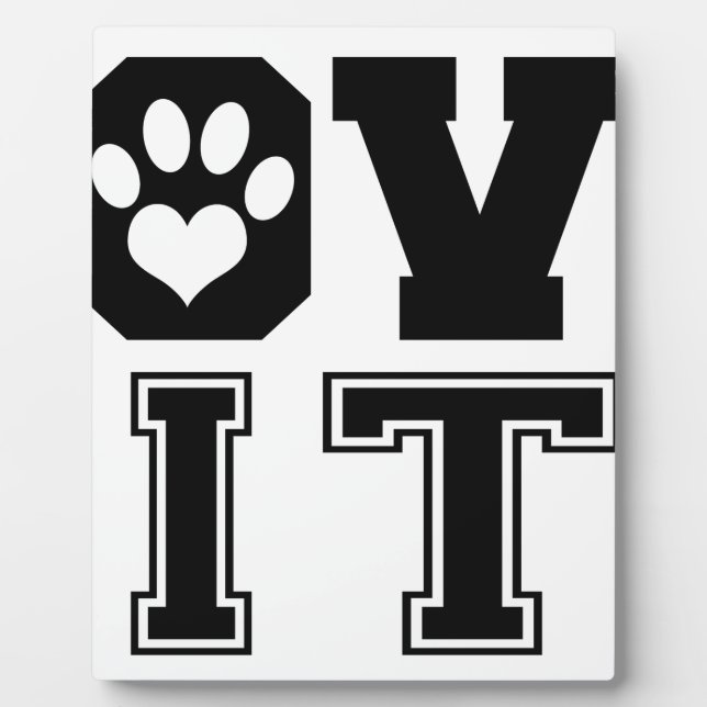 LOVE PITS PLAQUE (Front)
