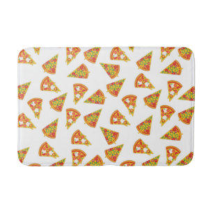 Love Pizza  Bath Mat