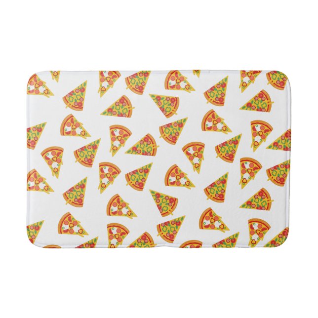 Love Pizza  Bath Mat (Front)