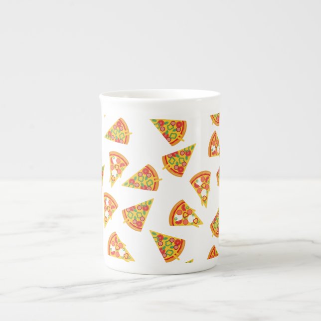 Love Pizza Bone China Mug (Front)