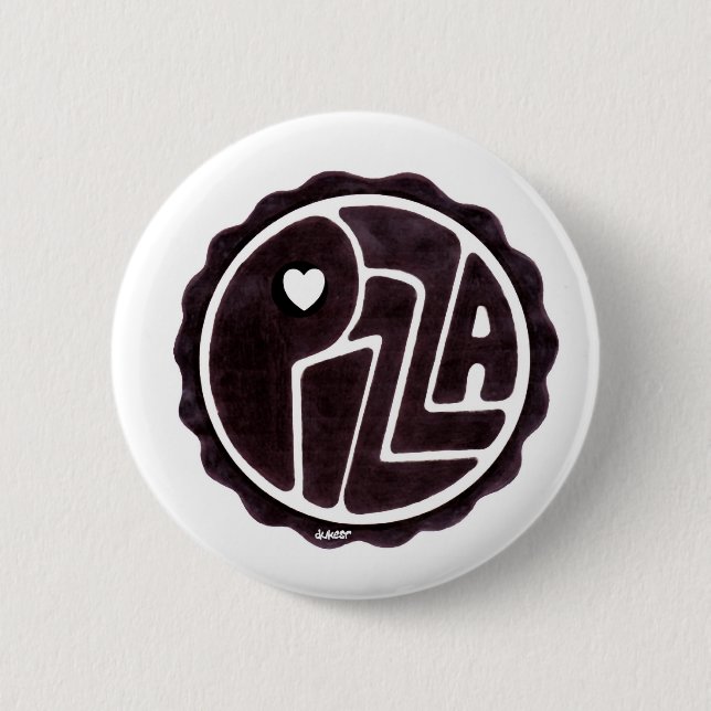 LOVE PIZZA BUTTON (Front)