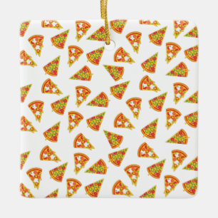 Love Pizza   Ceramic Ornament