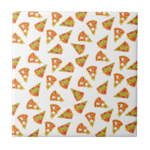 Love Pizza Ceramic Tile