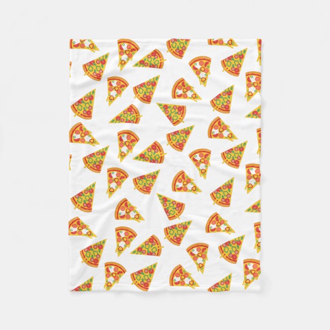 Love Pizza   Fleece Blanket (Front)