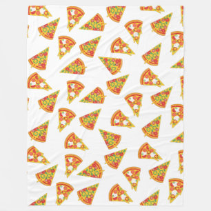 Love Pizza Fleece Blanket
