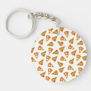 Love Pizza Key Ring