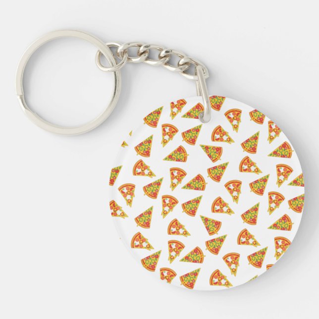 Love Pizza   Key Ring (Front)
