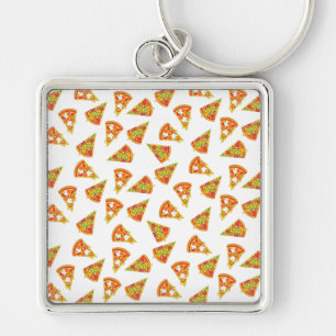 Love Pizza Key Ring