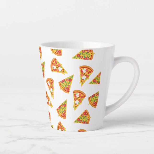 Love Pizza   Latte Mug (Right)