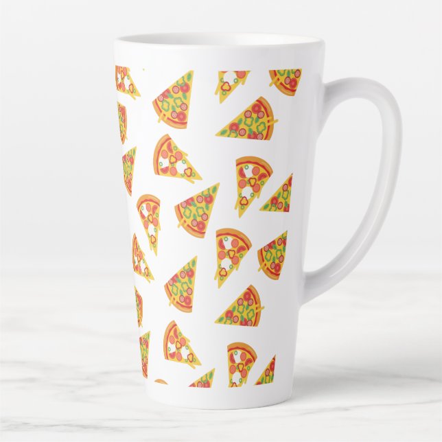 Love Pizza   Latte Mug (Right)