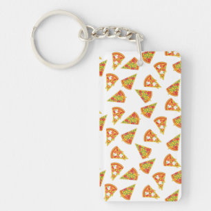 Love Pizza Throw Pillow Key Ring