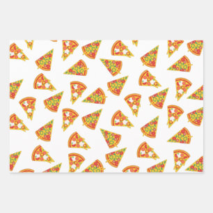 Love Pizza   Wrapping Paper Sheet
