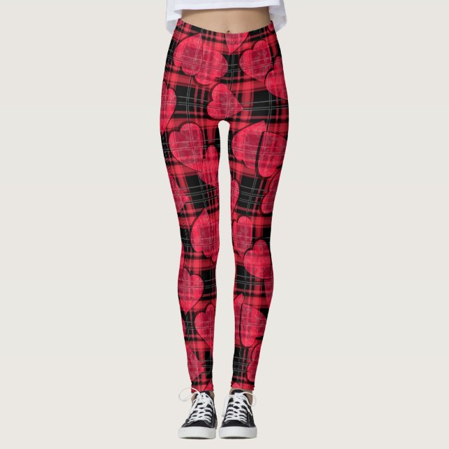 Love plaid leggings (Front)