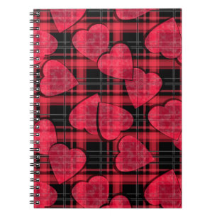 Love plaid notebook