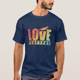 Love Platypus Australia Animal girl T-Shirt