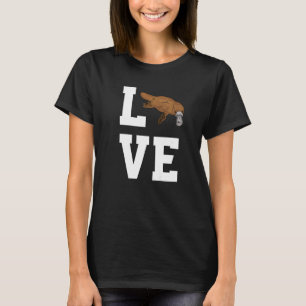 Love Platypus Outfit Animal  Platypuses T-Shirt