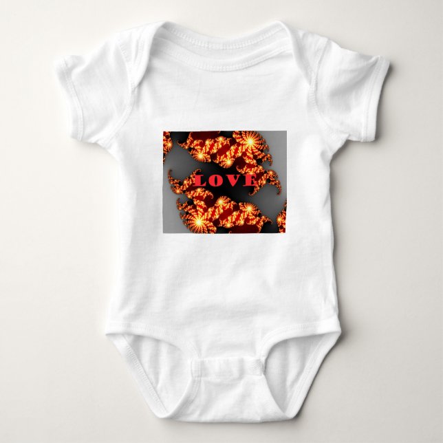 Love.png Baby Bodysuit (Front)