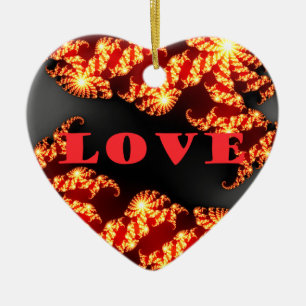 Love.png Ceramic Tree Decoration