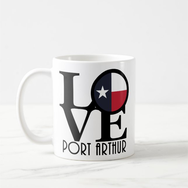 LOVE Port Arthur 11oz Coffee Mug (Left)