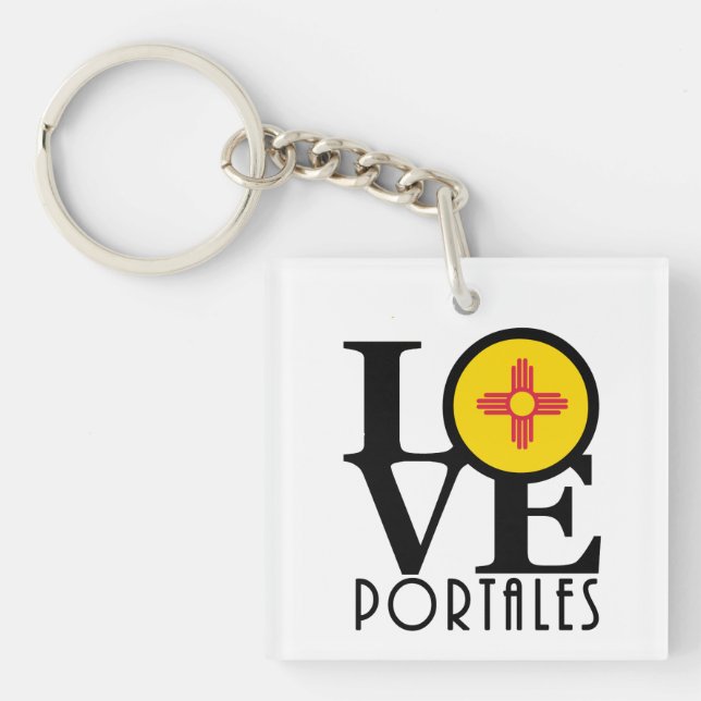 LOVE Portales Key Ring (Front)
