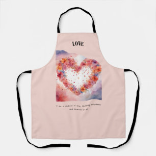 Love Positive Affirmation Apron