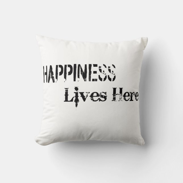 Love & Positivity text design Cushion (Front)