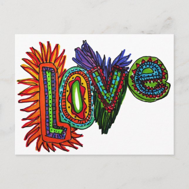 LOVE Postcard:. Postcard (Front)