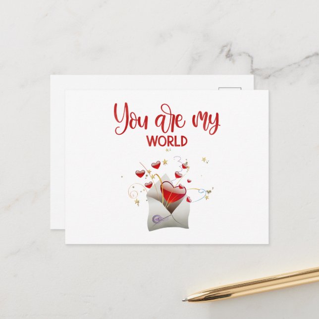 Love postcatd postcard (Front/Back In Situ)