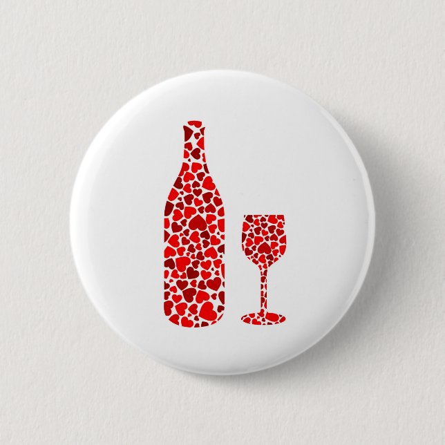 Love potion 6 cm round badge (Front)